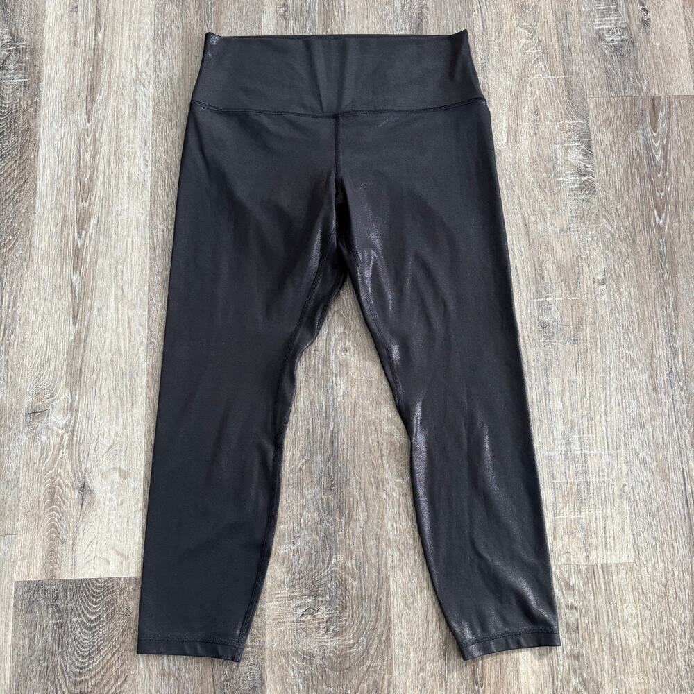 Lululemon Align High-Rise Pant *Shine Radiate Foil Print Black - Size: 12